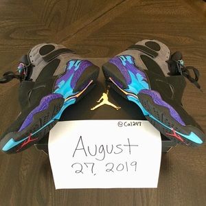 Retro Air Jordan 8 Aqua